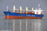 ID 5760 CAPE FLATTERY (2004/16978gt/IMO 9312339, ex-PAMUKKALE) sailing from Chelsea Sugar Refinery in Auckland, New Zealand. She spent five days alongside discharging her cargo after a crossing from...